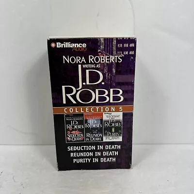 JD Robb Nora Roberts Collection 5 Seduction In Death Reunion Purity Cassette • $19.99