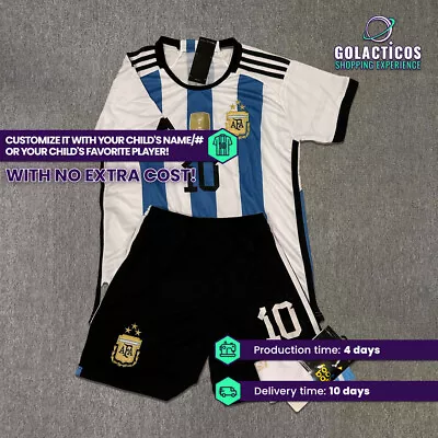 Messi Argentina 2022 Home Kids Full Set *PLEASE READ* • $39.99