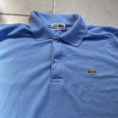 £9.99 • Buy Vintage Chemise Lacoste Polo Shirt Women's Medium Short Sleeve Blue Collared