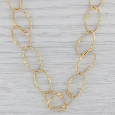 Marco Bicego Marrakech Onde Coil Link Necklace 18k Yellow Gold 17  • $2999.99