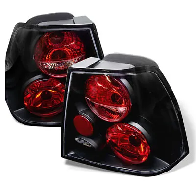 Volkswagen 99-04 Jetta MK4 Black Tail Lights Brake Lamp Sedan GLI GLX GLS GL TDI • $96.47