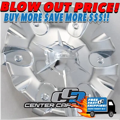 $79.99 • Buy D77-2085-CAP Dip Wheels Rims Center Cap Chrome NEW! W/1 SCREW/BOLT