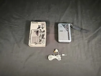 Philips Handheld Radio MW 90 AL078 In Original Box With Headphones Vintage • $48.30