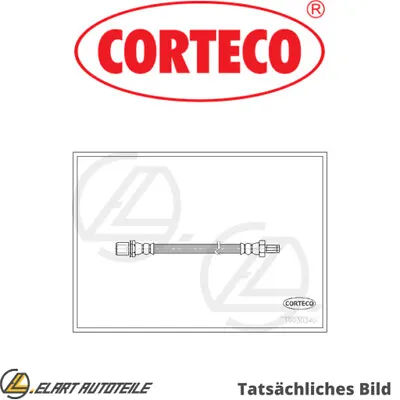 BRAKE HOSE FOR TOYOTA COROLLA / Rear / Liftback / Sprinter / Fx T-18 Corona • £24