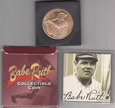Babe Ruth Collectible Coin & Case • $4