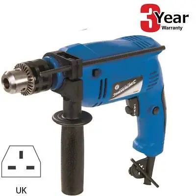 500w Variable Speed Electric Hammer Action Power Drill - Steel Concrete & Wood • £25.11