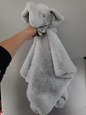 Costco Little Miracles Elephant Comforter Blanket Blankie  Blue Soft Toy • £10