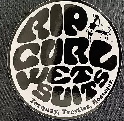 Vintage Rip Curl Surfboard Sticker Surfing 1980s Australia Trestles France LARGE • $7