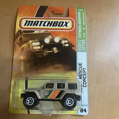 Matchbox Outdoor Adventure – Jeep Rescue Concept - #9/12 Card 84 - 2007 • $4.76