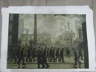 £23 • Buy Lowry And The Painting Of Modern Life 30X20 Inch Canvas Framed WALL ART  Lot 102