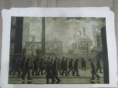 £23 • Buy Lowry And The Painting Of Modern Life 30X20 Inch Canvas Framed WALL ART  Lot 102
