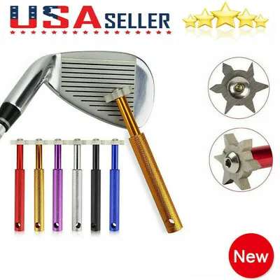 Golf Club Groove Sharpener Tool With 6 Cutters Original Ping UV Square US • $10.99