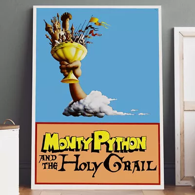 Canvas Print: Monty Python And The Holy Grail Movie Poster Wall Art • $19.95