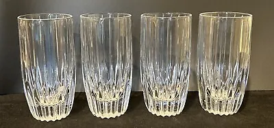 4  Mikasa Park Lane Crystal Hiballs/tumbler Glasses • $59.95