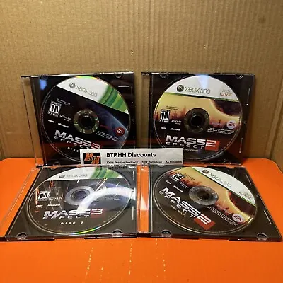 Mass Effect Game 2 & 3  Xbox 360 Games 4 Discs (Disc Only) • $11.99