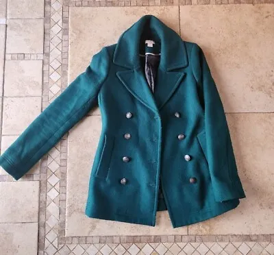 Women's J.Crew Wool Blend Pea Coat Size 00 • $25