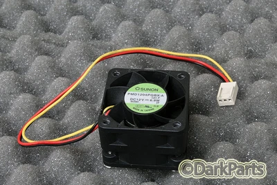 £7.95 • Buy Sunon PMD1204PQBX-A (2).F 40mm Case Fan 12V 6.8W 3-Wire 3-Pin 350mm-Wire