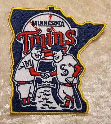 Minnesota Twins Retro Minnie & Paul Iron /Sew On Embroidered Patch~USA Seller~ • $8.95