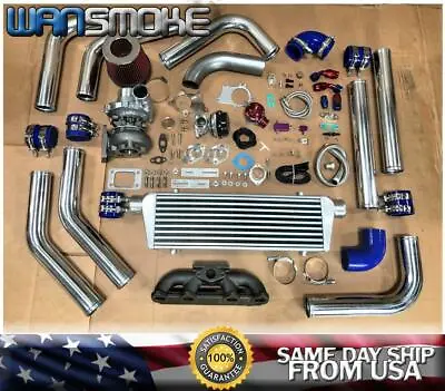 For VW 2.0L 8V Jetta Passat Golf MK2/3/4 T3.63 Turbo Kit Manifold Intercooler BL • $728.50