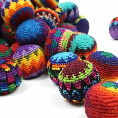 Guatemalan Hacky Sack Footbag Hackysack 90's Vintage Nineties Toy Stress Ball  • $10.99