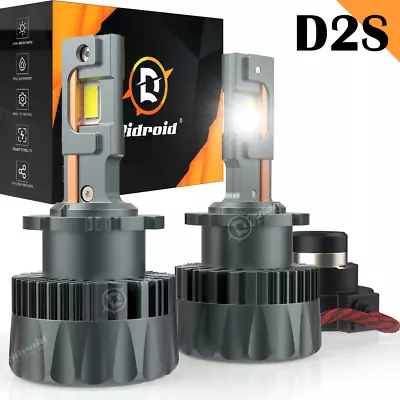Set Of 80W 6000K D2S D2R D2C HID Xenon Bulbs Factory Headlight HID Replacement • $39.99