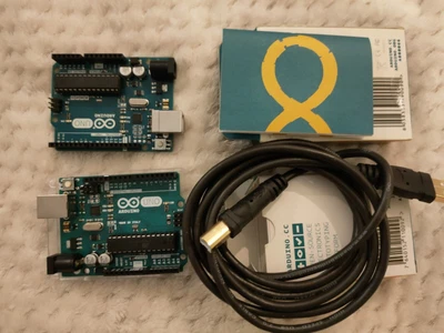 £5 • Buy 2 X Arduino UNO R3 Board - MINT With Connection Cable