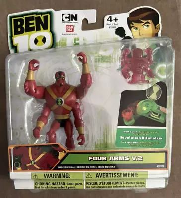 Ben10 Four Arms V.2 BanDai Cartoon Network 4  W/Mini Figure 2012 • $35.99