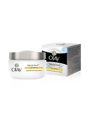 Olay Natural Aura Day Cream With SPF 15 Glowing Radiance Cream 50 Gram • $24.33