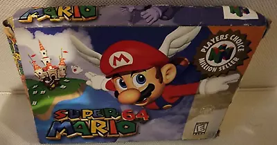 Super Mario 64 - Nintendo 64 (N64) - Authentic Box Only 🍄 • $35