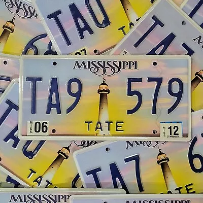 MISSISSIPPI LIGHTHOUSE LICENSE PLATE 🔥FREE SHIPPING🔥 1 W/RANDOM LETTERS & #'S • $14.99