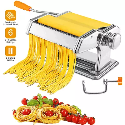 Pasta Maker Machine Roller Cutter Noodle Makers For Spaghetti/Ravioli/Fettuccine • $29.99