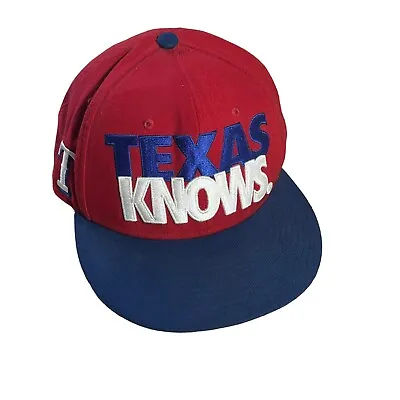 Nike True Texas Rangers MLB Snapback Hat  TEXAS KNOWS  Bo Jackson Style Vintage • $14.50