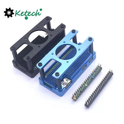 V3 Blue/Blue Aluminum Shell Protective Case Pin For Raspberry Pi Zero 2W L2KO • $10.51