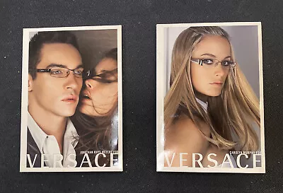 2 Pieces Versace Logo GlassesPoster/ Postcard/ Board  5.5 “x8” • $49.99