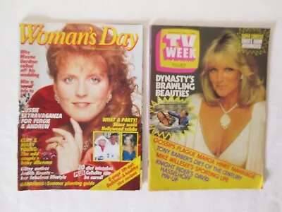 TV Week May 1983 Tasmania & Womens Day Magazines May 1988 • $12