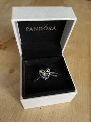 £15 • Buy Genuine Pandora August Birthstone Heart Bead Charm