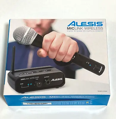 Alesis MICLINK WIRELESS Digital Wireless Microphone Adapter  New Japan • $130