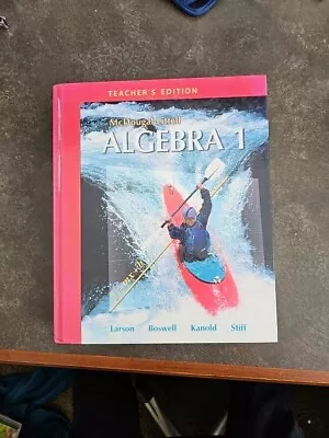 Algebra 1 Teachers Edition McDougal Littell  Larson Boswell Kanold Stiff • $30