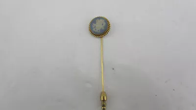 Vtg Van Dell Gold Tone 12k Gold Filled Cameo Stick Hat Pin • $14.99