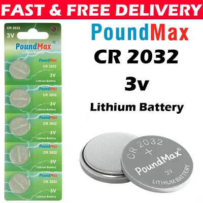 CR2032 Lithium Coin Cell BR DL KL2032 2032 3V Battery Car Key Fobs Toys Remote • £2.99