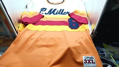 Percy P. Miller Master P Signature Sewn #6 Jersey Hip Hop Orange Astros Size 3XL • $39.99