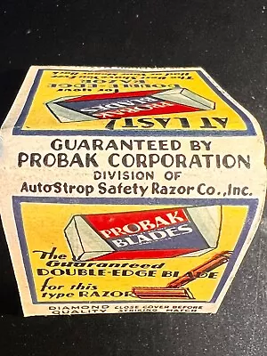 Matchbook - Probak Blades - Progak Corporation - Unstruck! • $14.99