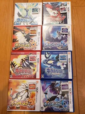 $219.71 • Buy Pokemon X Y Omega Ruby Alpha Sapphire Sun Moon Ultra Sun Ultra Moon 3DS Japan