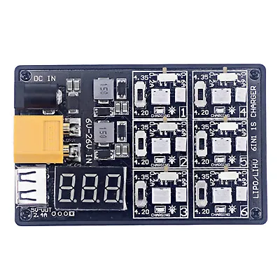 1S LiPo LiHV Charger Board JST Micro Losi Cable For Blade Inductrix Tiny Whoop A • £16.66