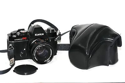 Konica Autoreflex TC 35mm Film Camera W/ Fast 50mm F1.7 Lens • $89.72