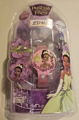 $27.99 • Buy Rare DISNEY Princess Tiana And The Frog LCD Watch & 2 Interchangeable Strap NEW