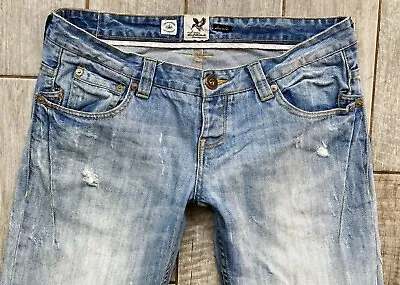 £28.99 • Buy River Island Rips Relaxed Slouch Low Rise Jeans Boyfit Supreme 14 R W34 L31