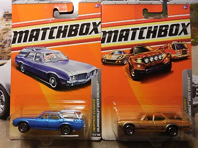 Matchbox Heritage Classics Oldsmobile Vista Cruiser LOT 2 STATION WAGON FREE SHP • $16.95