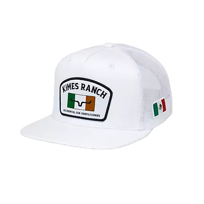 Kimes Ranch Bandera Mexican Flag White Hat UHA0000025-WHT • $32