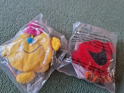 McDonalds Happy Meal Toys Mr Men Characters Mr Happy And Mr Noisy • £1